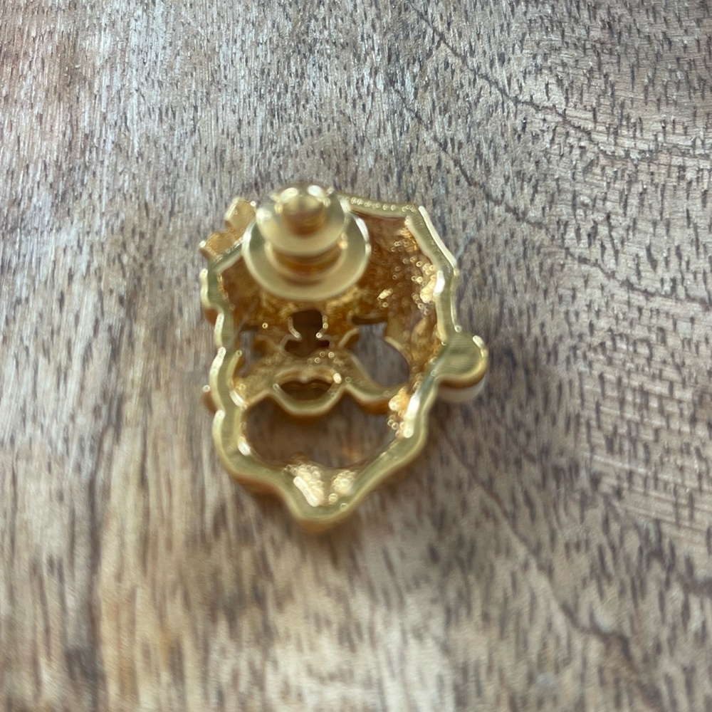 Vintage Avon Santa Claus gold tone pin brooch - Picture 4 of 4